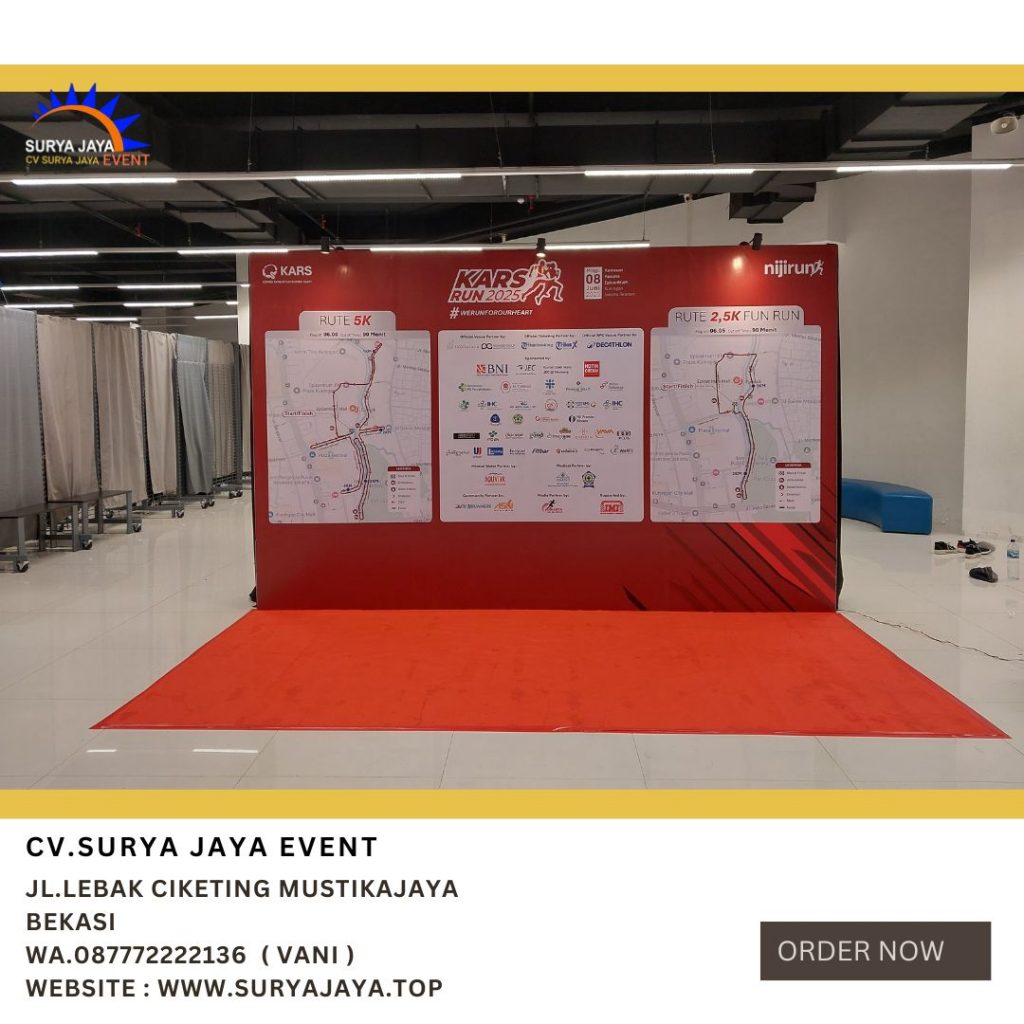 Melayani Sewa Backdrop Event Decathlon Mall Taman Anggrek Jakarta Barat