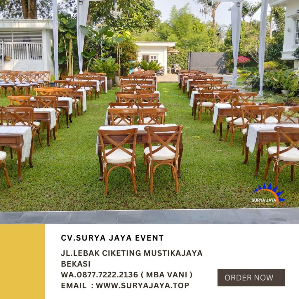 Rental Kursi Silang Cross Back Murah Di Jakarta