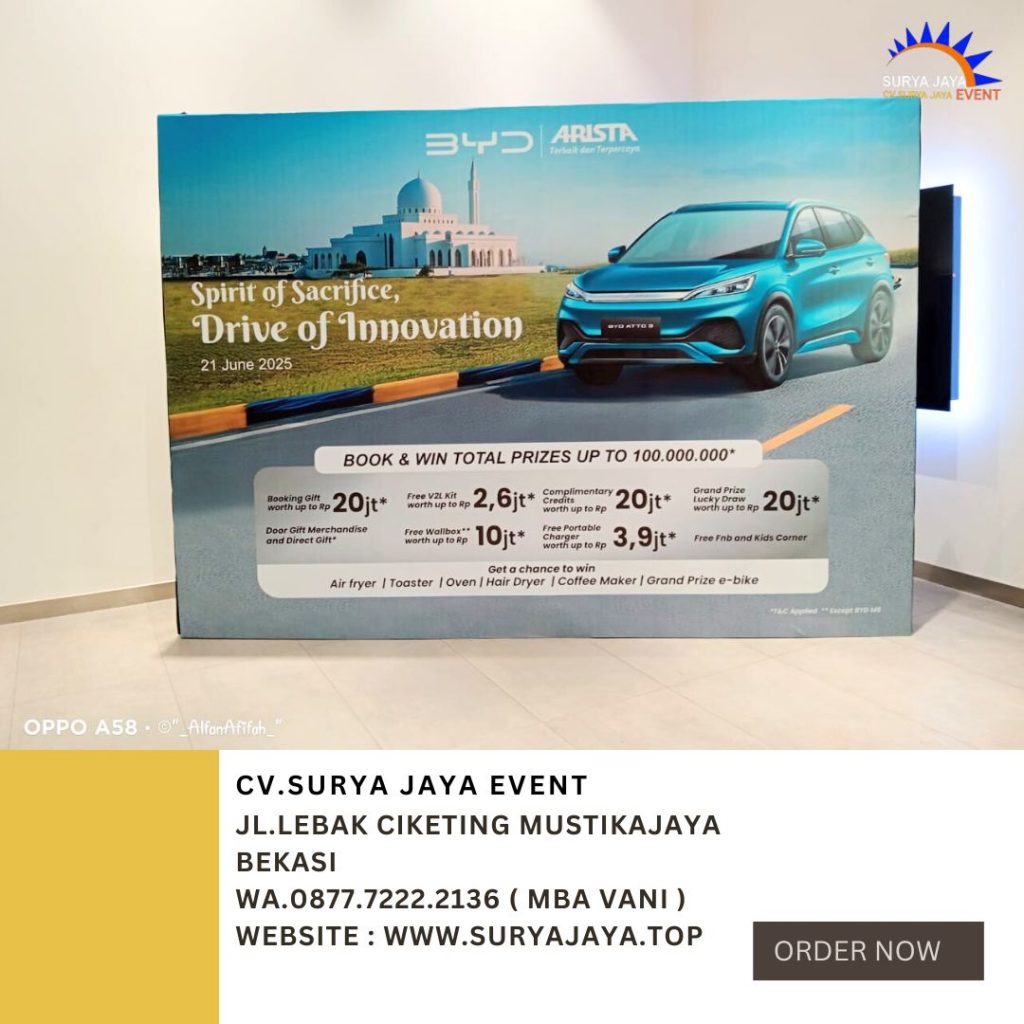 Sewa Backdrop Event BYD Di Jakarta, Bogor, Depok dan Bekasi