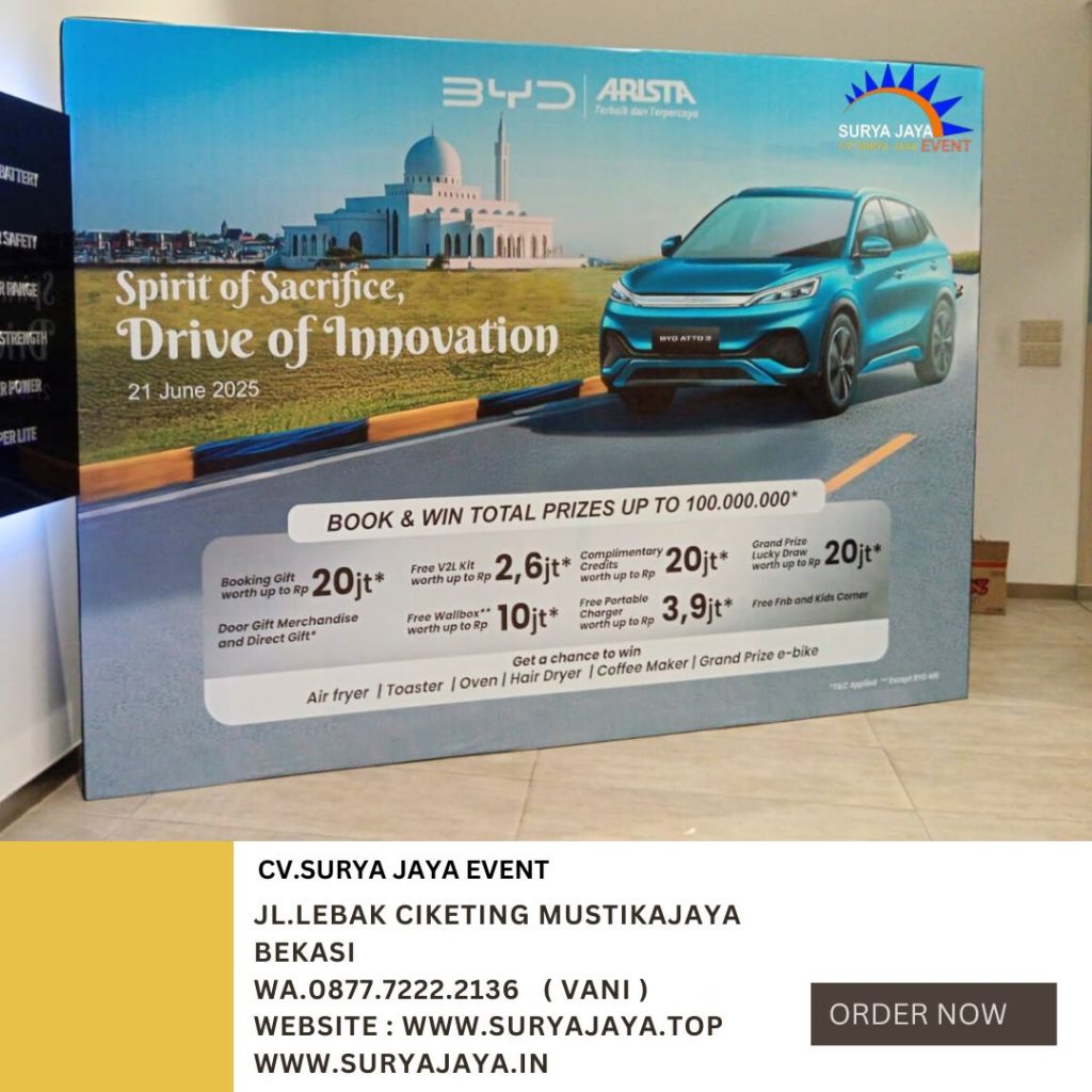 Sewa Backdrop Event BYD Di Jakarta, Bogor, Depok dan Bekasi