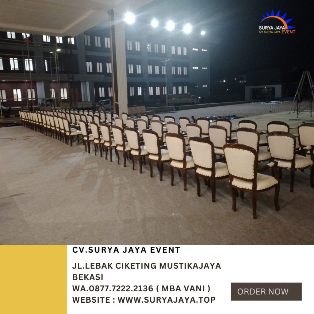 Sewa Kursi VIP Type Arm Chairs Kayu di Bogor