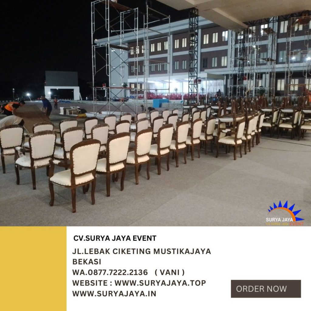 Sewa Kursi VIP Type Arm Chairs Kayu di Bogor
