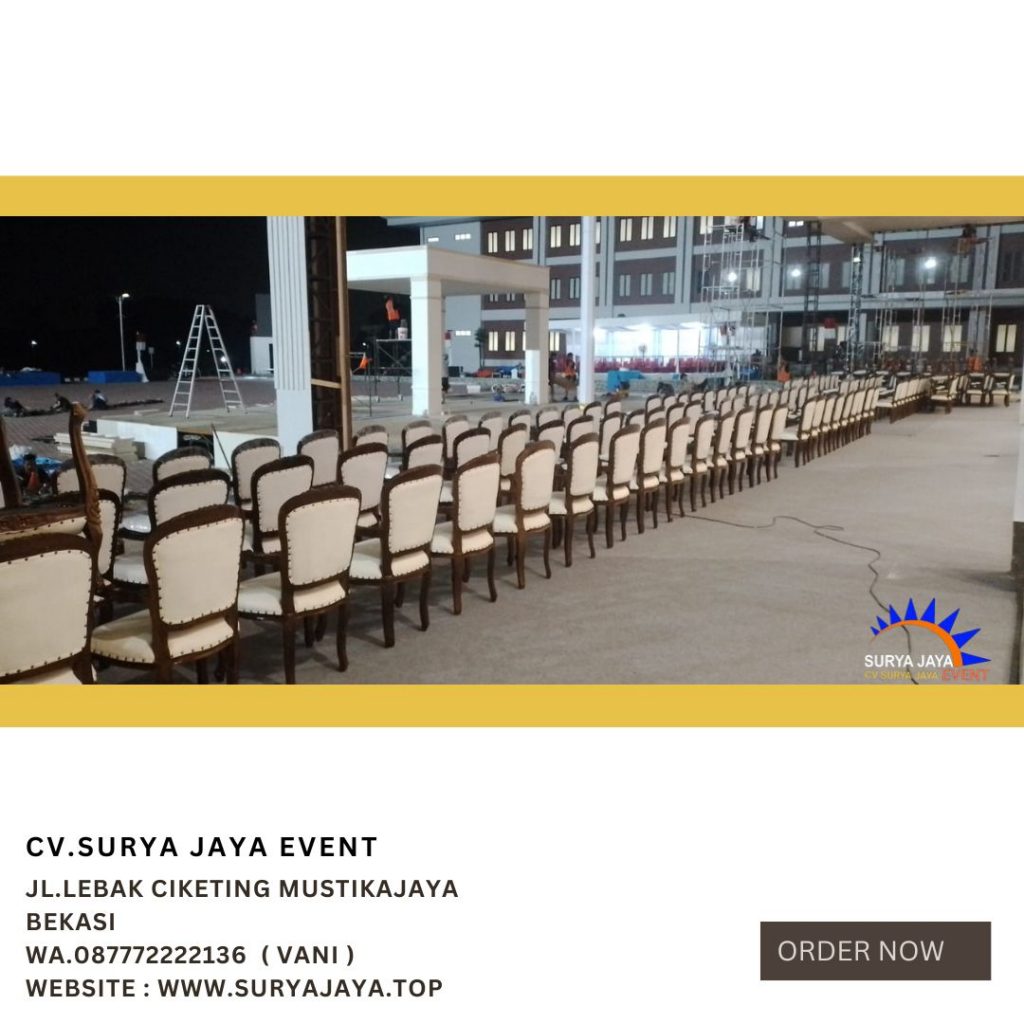 Sewa Kursi VIP Type Arm Chairs Kayu di Bogor