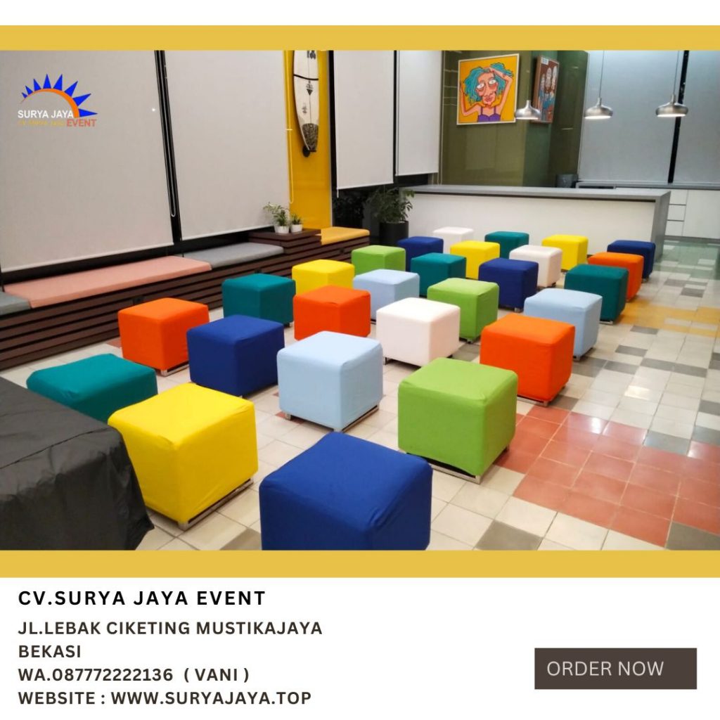 Sewa Puff Single Warna-warni Jakarta