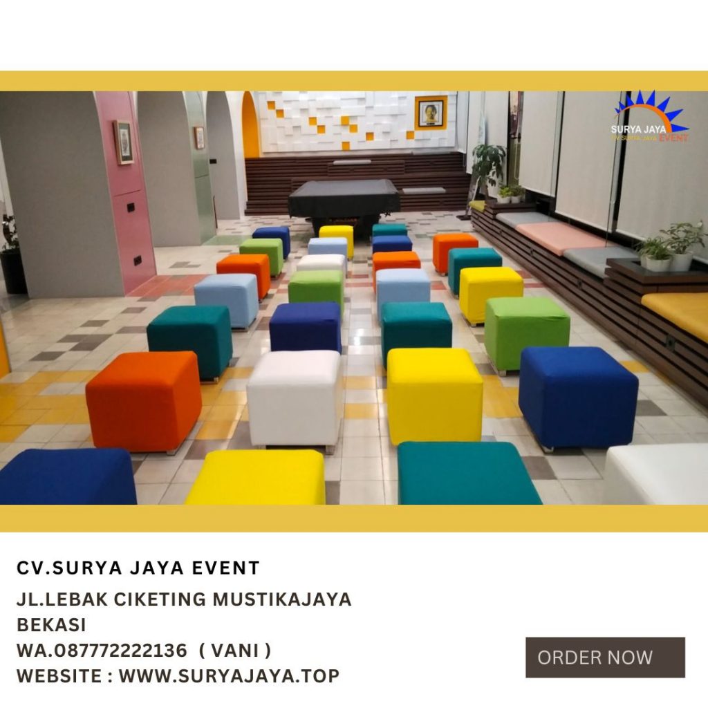 Sewa Puff Single Warna-warni Jakarta