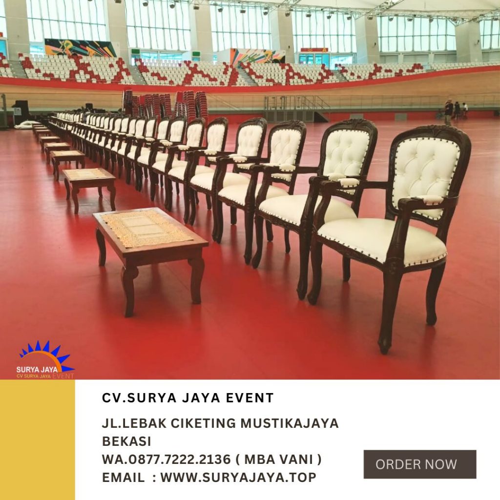 Rental Arm Chairs VIP Kayu Jati Jakarta Selatan
