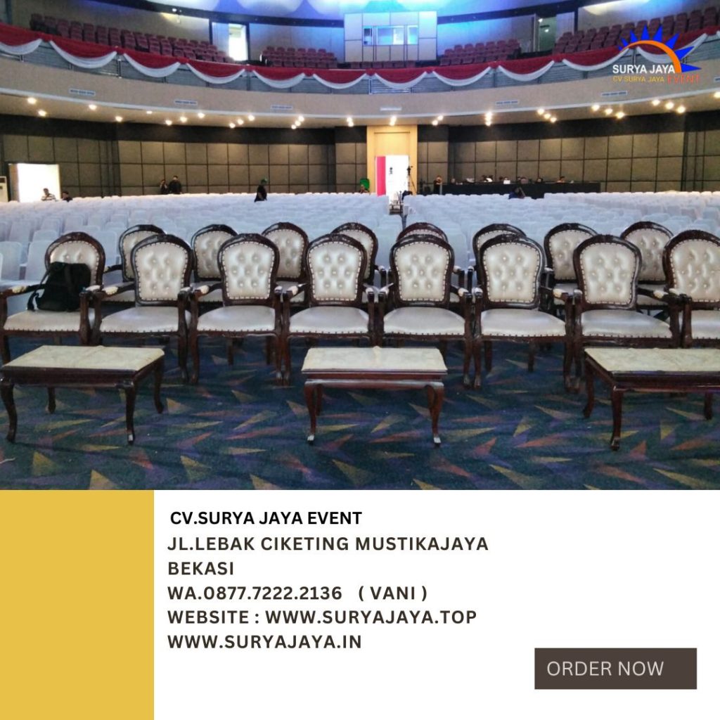 Rental Arm Chairs VIP Kayu Jati Jakarta Selatan