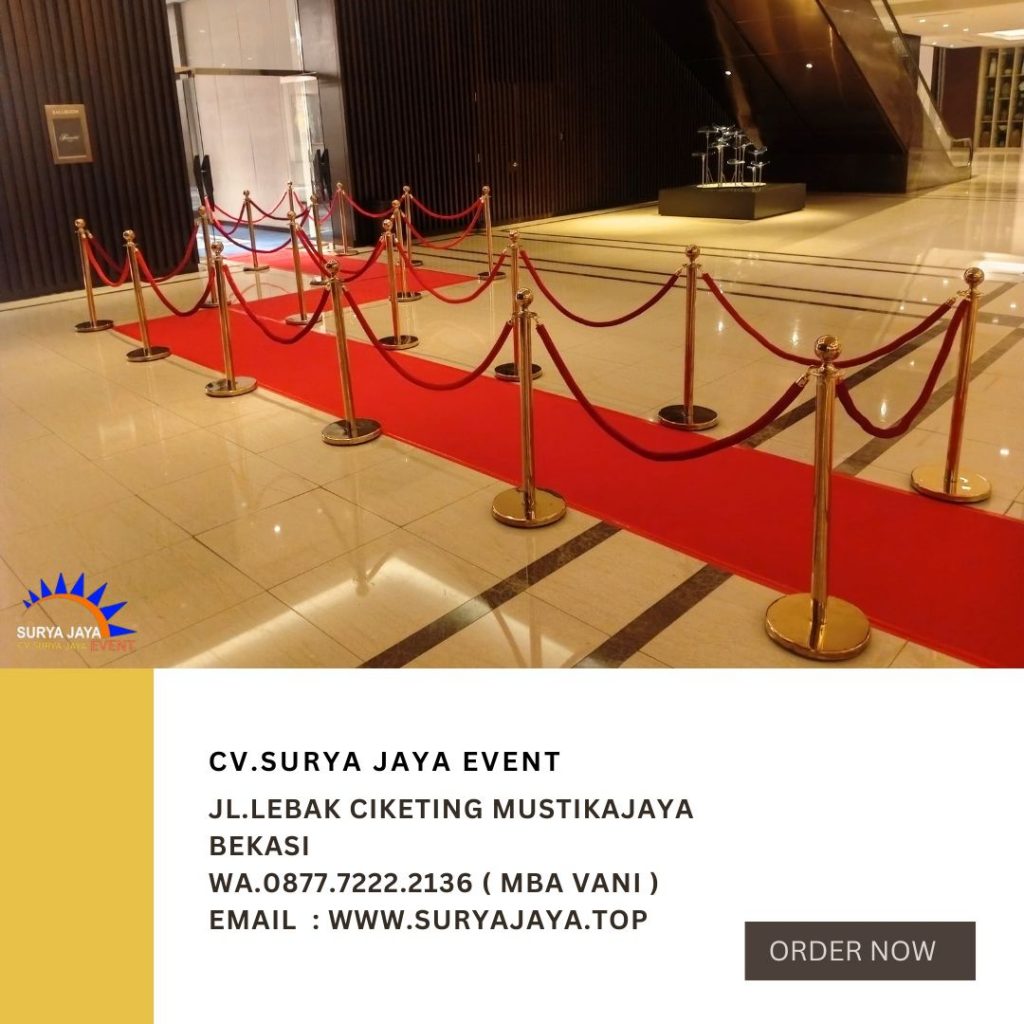 Rental Sign In Dan Tiang Pembatas Antrian Stainless jakarta