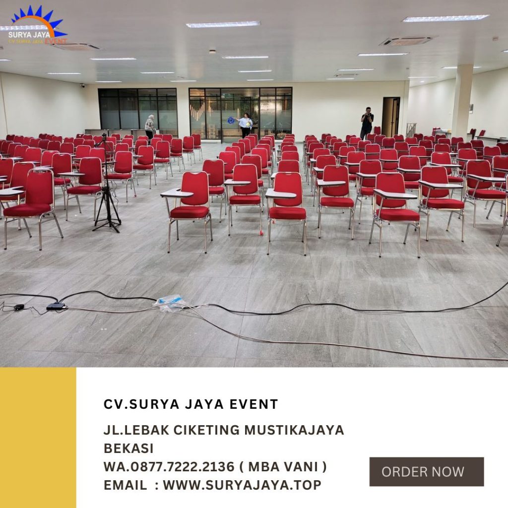 Sewa Kursi Test Futura Merah Event PT.MPI Bintara Bekasi