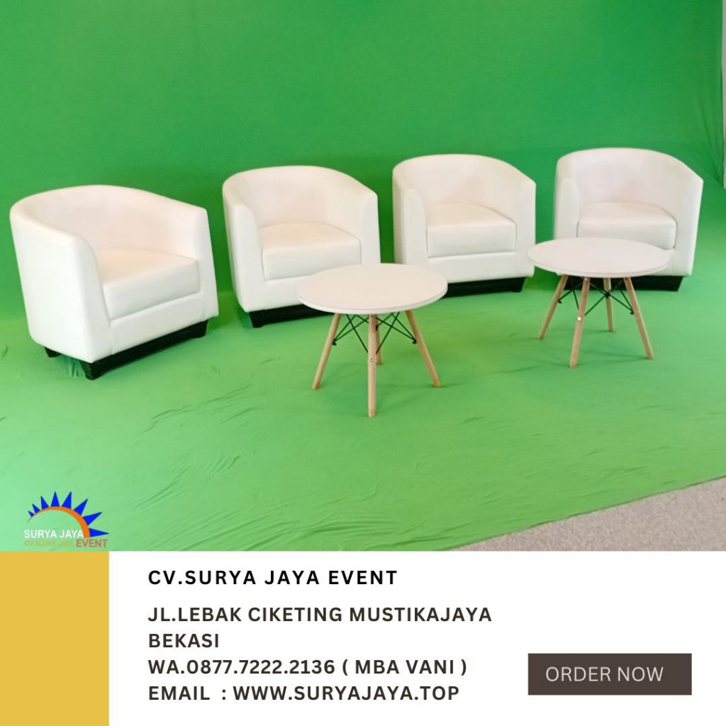 Sewa Sofa Oval Set Meja Dirmy Di Jakarta Bersih Terawat