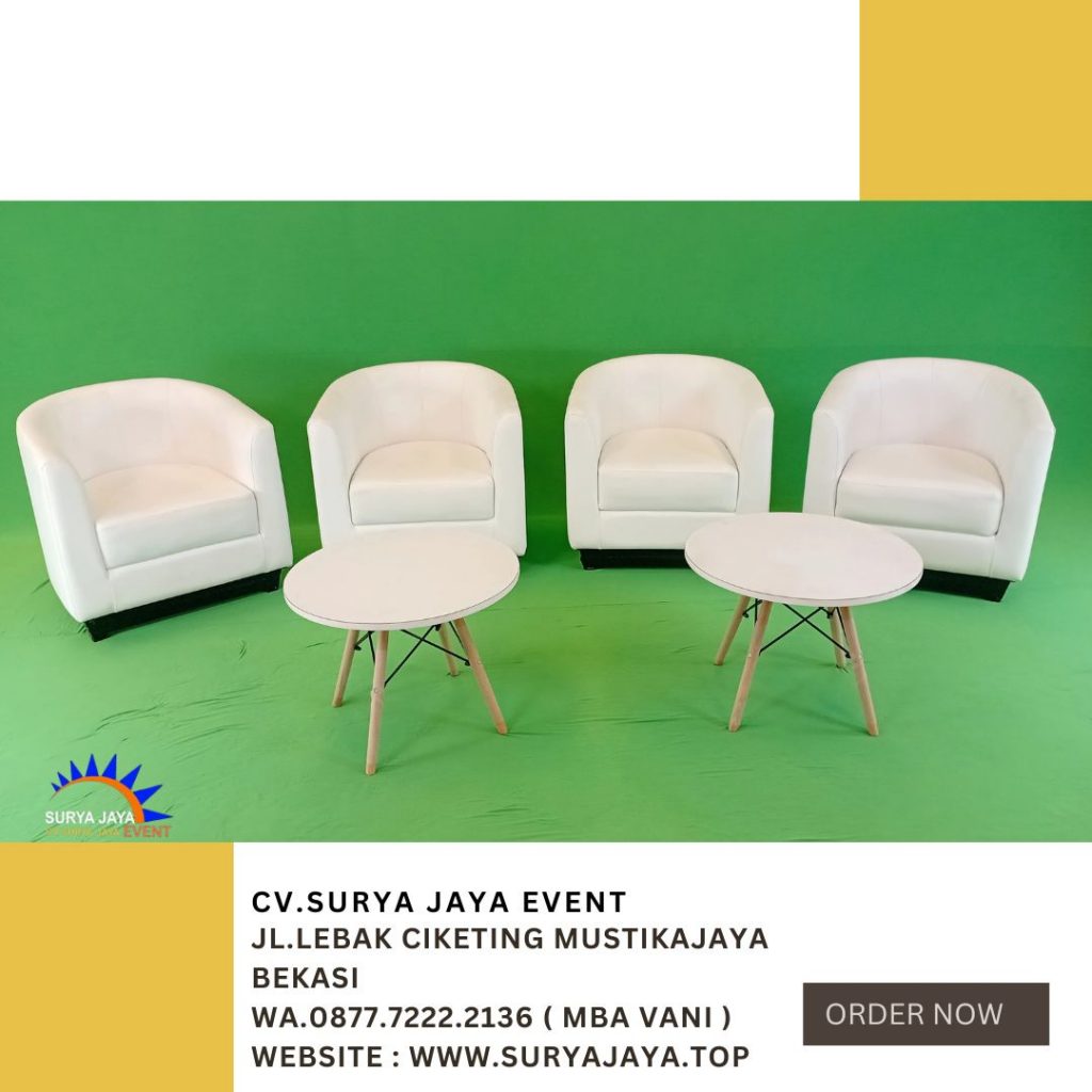 Sewa Sofa Oval Set Meja Dirmy Di Jakarta Bersih Terawat