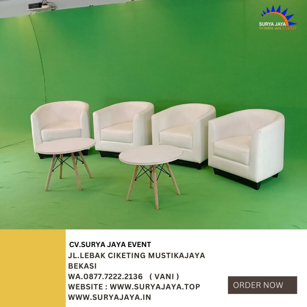 Sewa Sofa Oval Set Meja Dirmy Di Jakarta Bersih Terawat