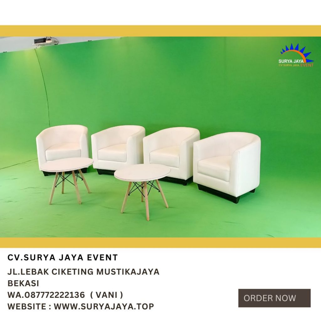 Sewa Sofa Oval Set Meja Dirmy Di Jakarta Bersih Terawat