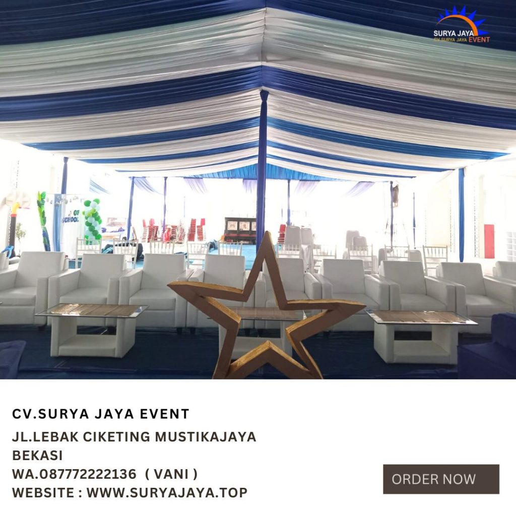 Sewa Sofa Single Meja Kaca VIP Putih, Kursi Tiffany Bekasi
