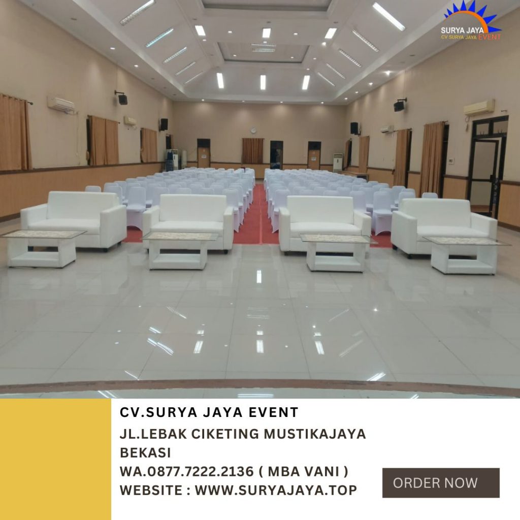 Sewa Sofa Type Double Putih Bersih Dan Terawat Di Jakarta