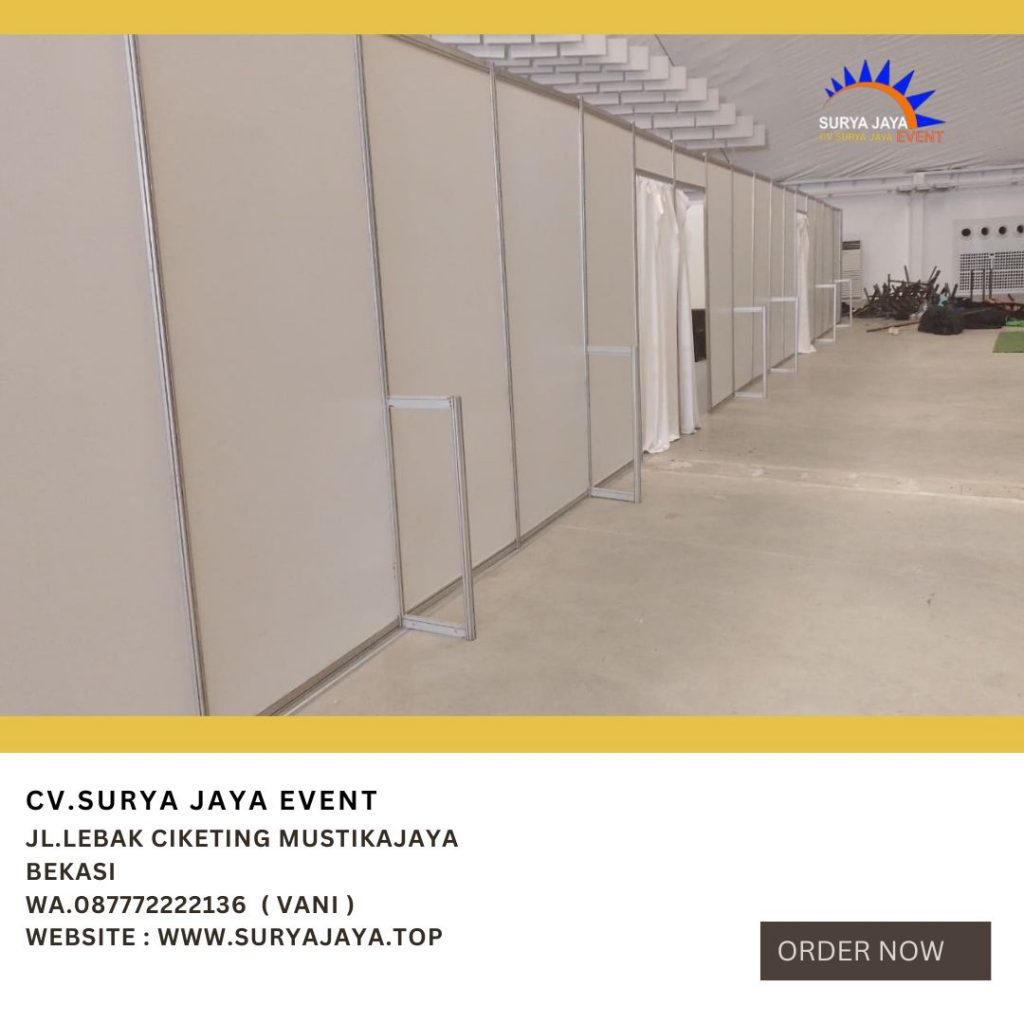 Jasa Sewa Partisi Kamar Pintu Tirai jakarta