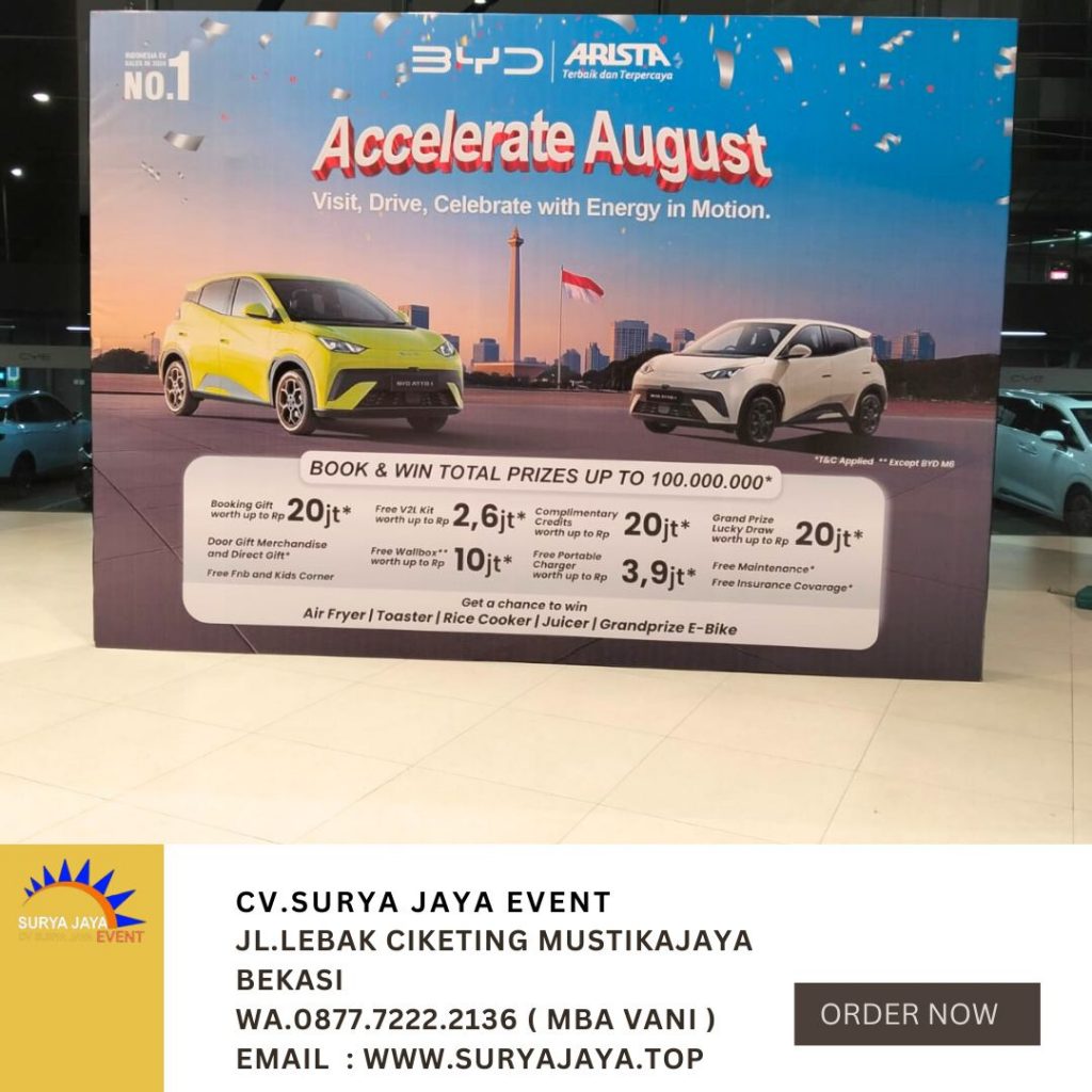 Rental Backdrop Layanan 24 Jam Siap Bongkar Pasang Di Jakarta