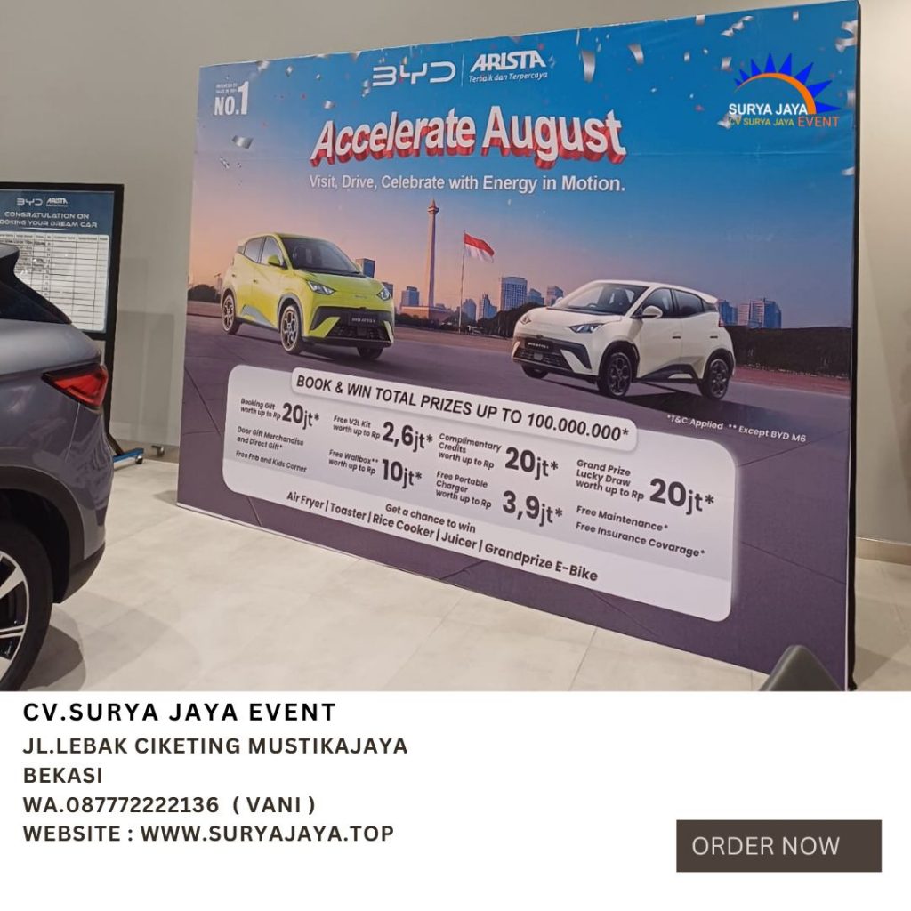 Rental Backdrop Layanan 24 Jam Siap Bongkar Pasang Di Jakarta
