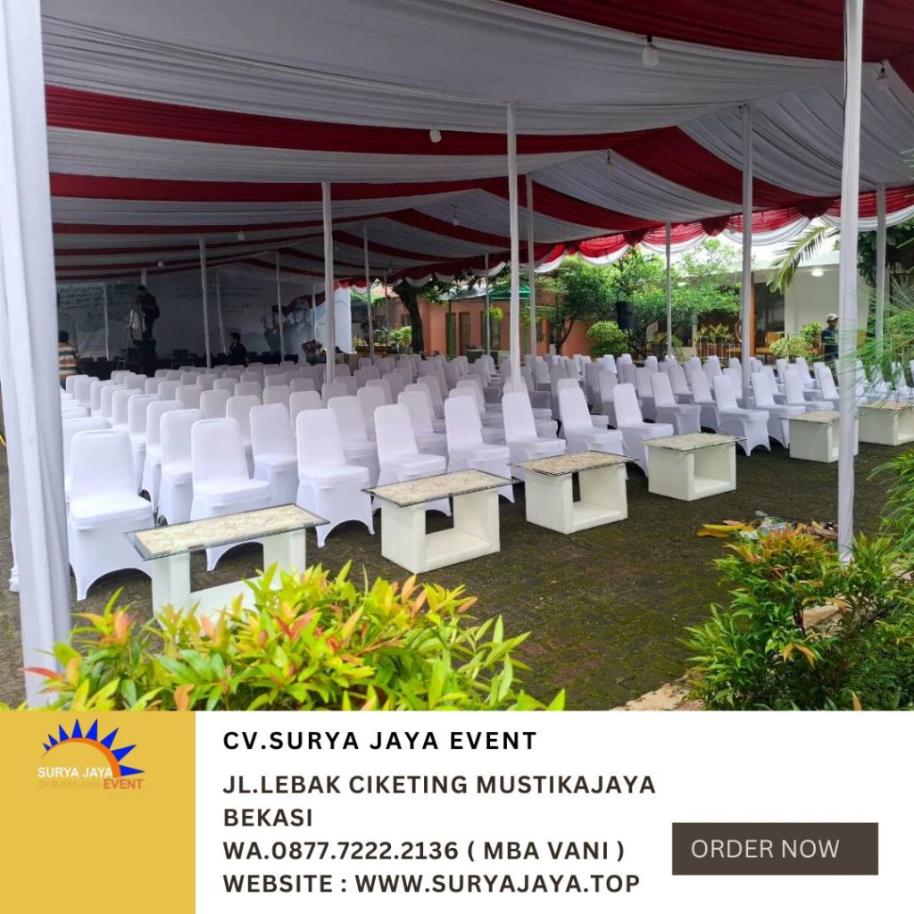 Sewa Tenda Merah Putih, Meja, Kursi, Panggung Dan Backdrop jakarta