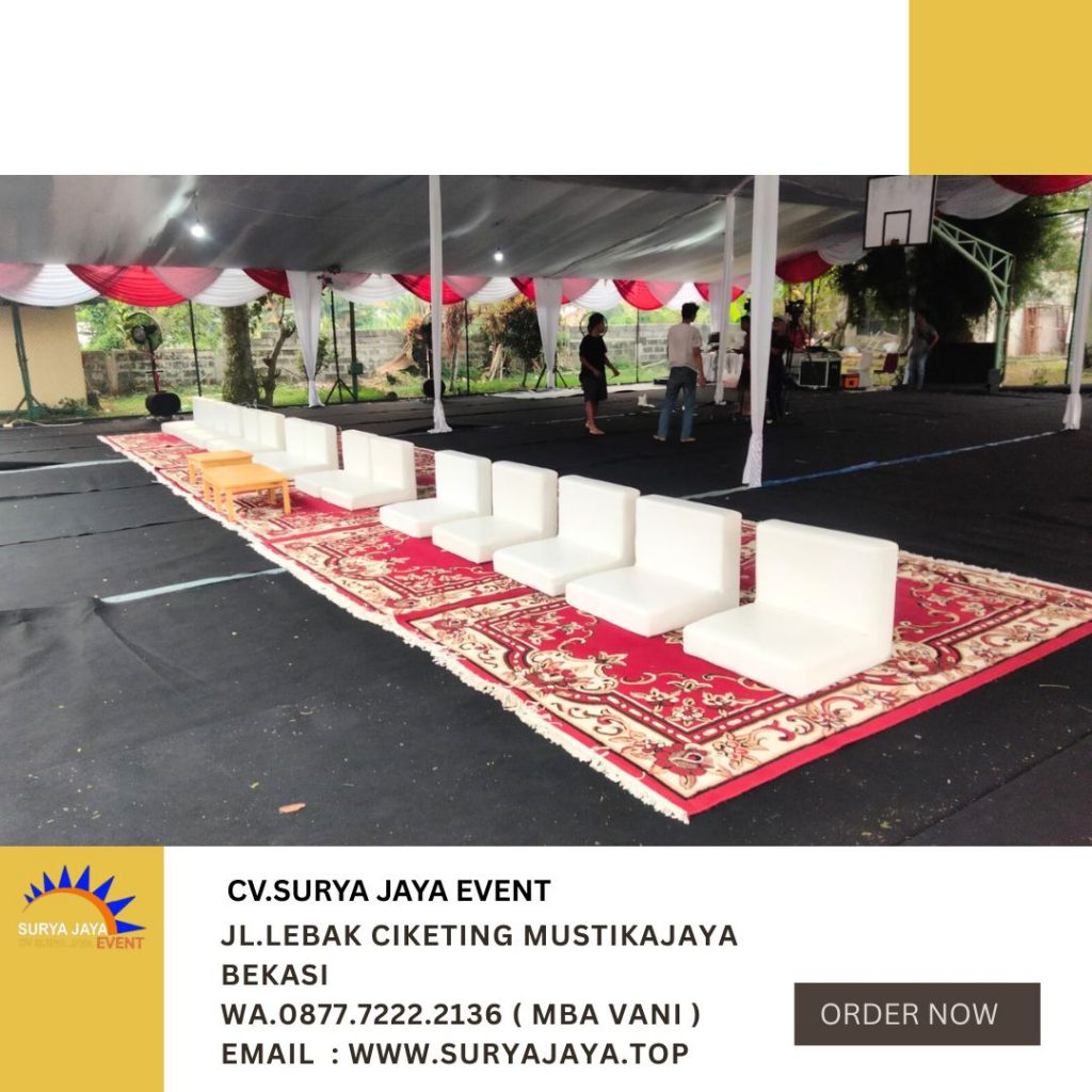 Jasa Sewa Sofa Lesehan Putih jakarta