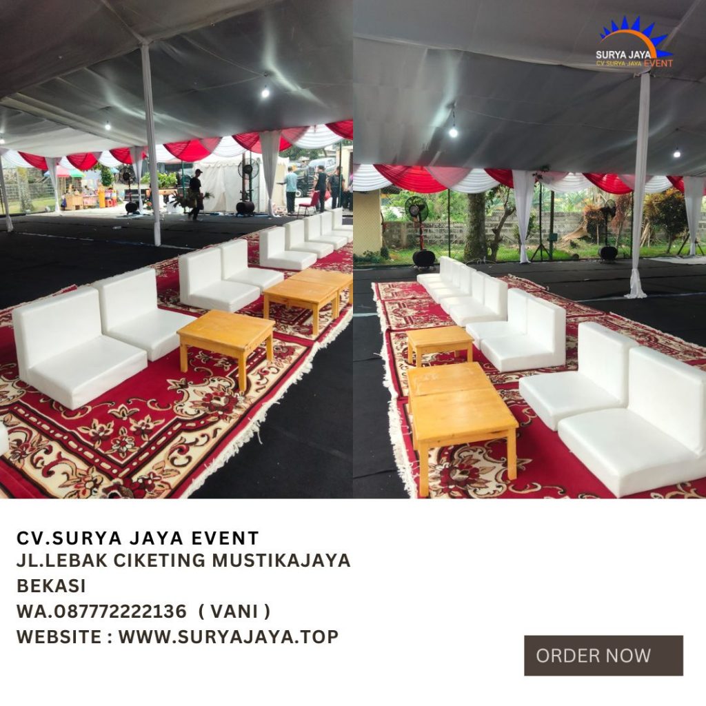 Jasa Sewa Sofa Lesehan Putih jakarta