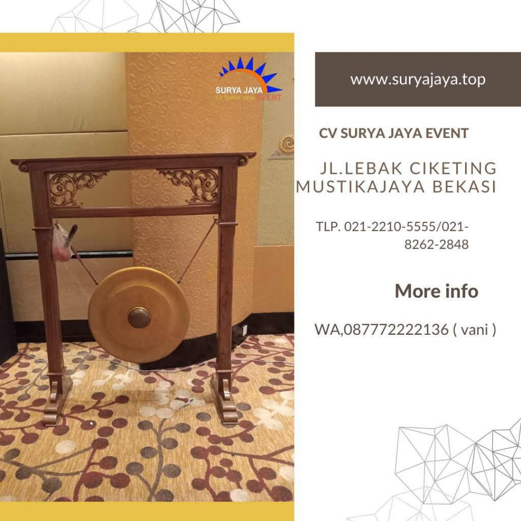 Rental Gong Peresmian Di Jakarta Layanan 24 Jam Free Ongkir