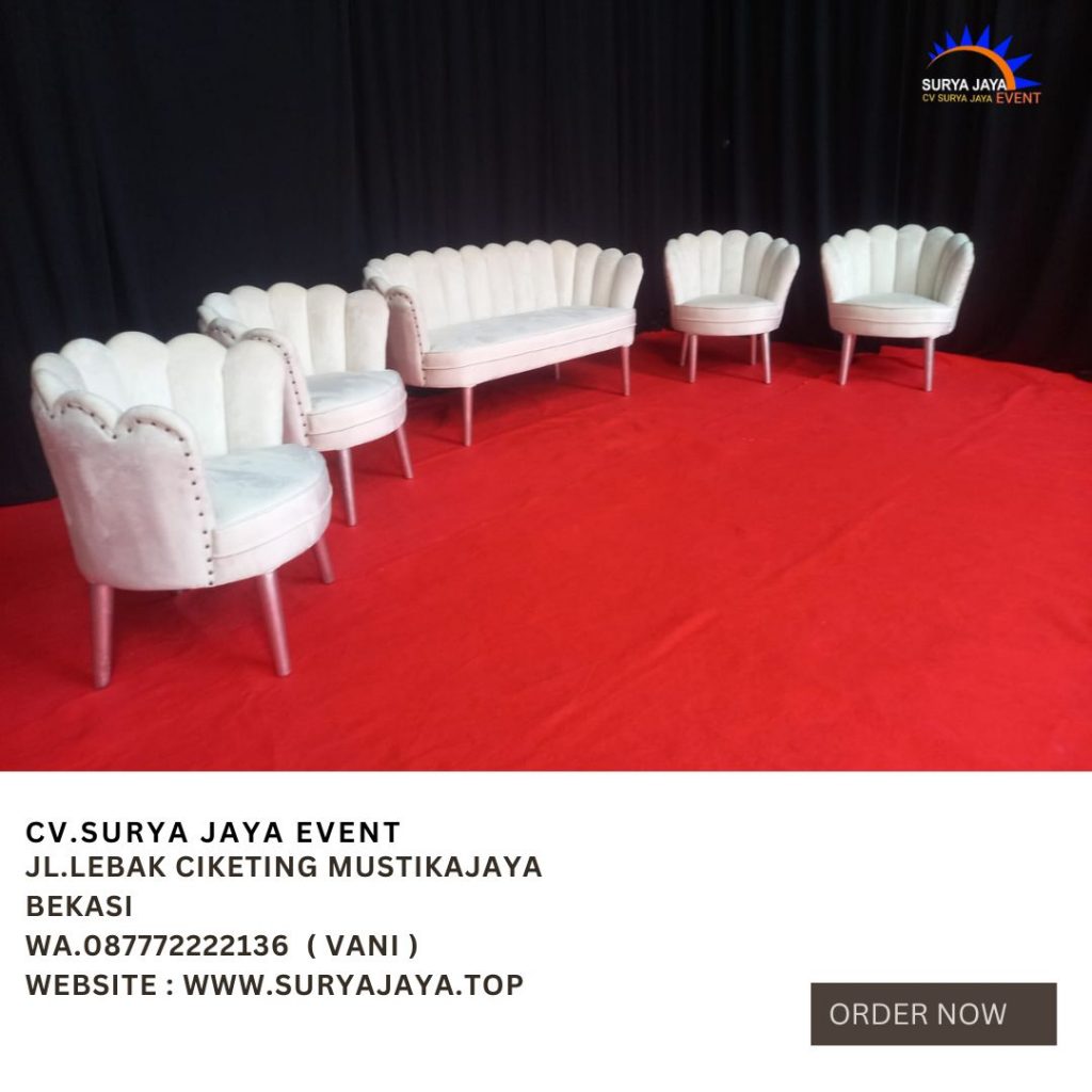 Sewa Kursi Pelaminan Terbaru Model Kerang Di Jakarta