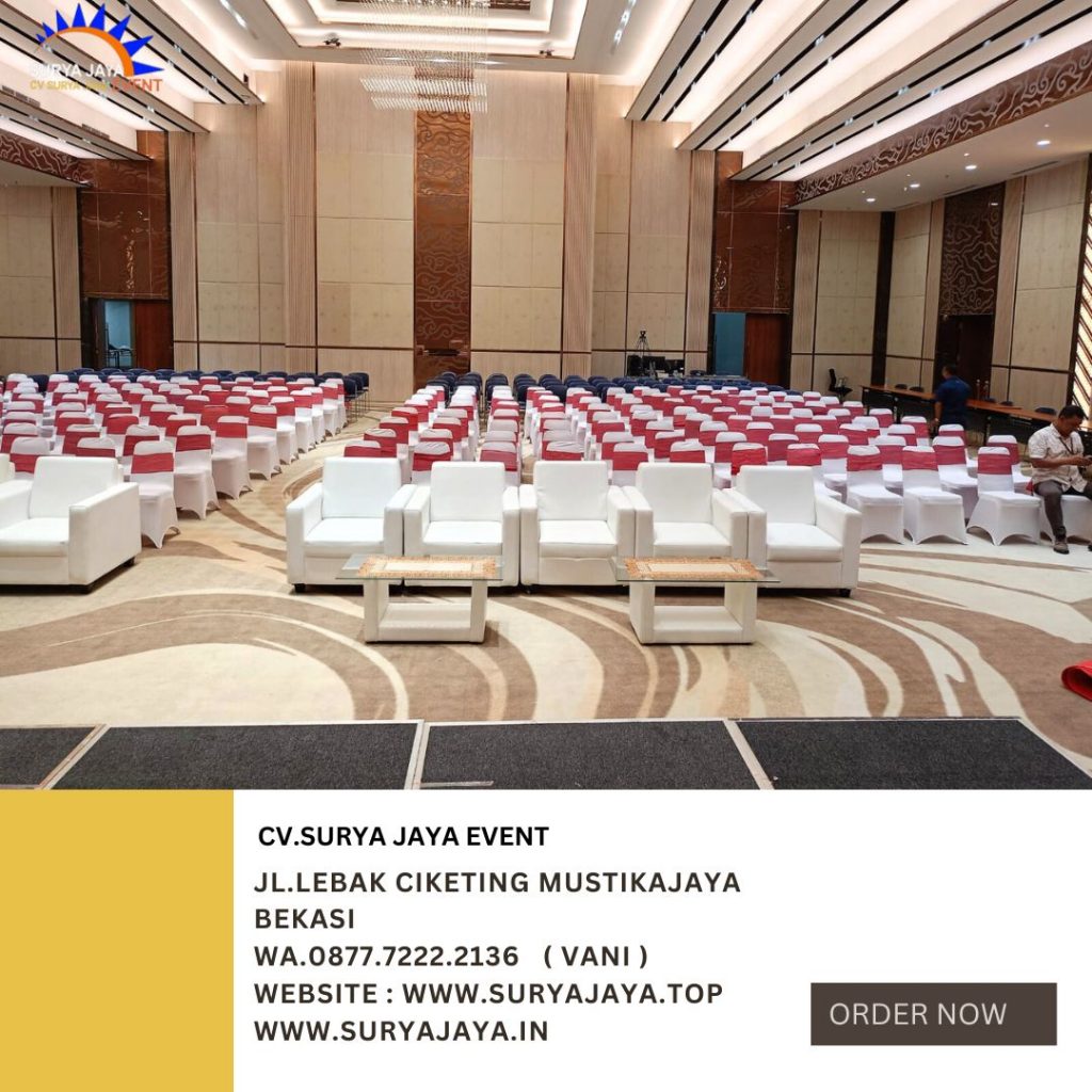 Rental Sofa Empuk Type Single Minimalis Putih Jakarta