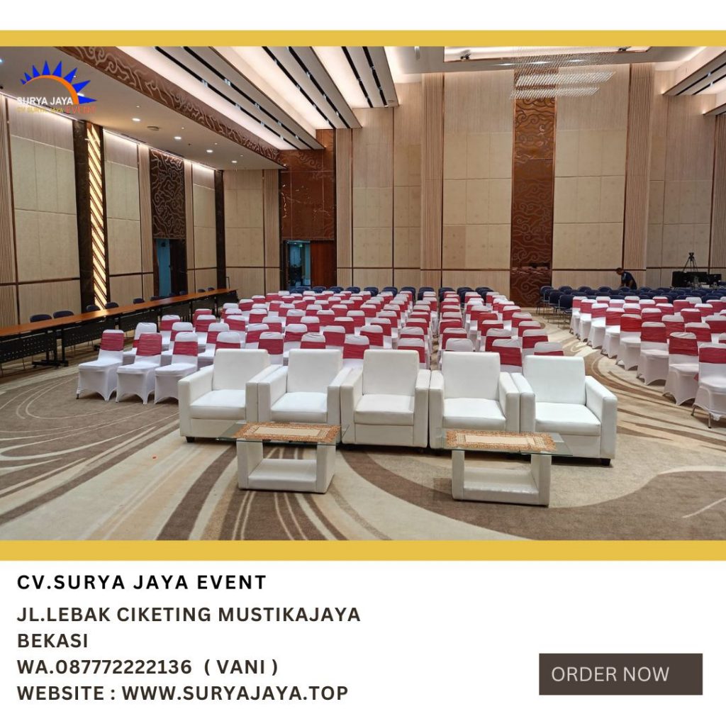 Rental Sofa Empuk Type Single Minimalis Putih Jakarta