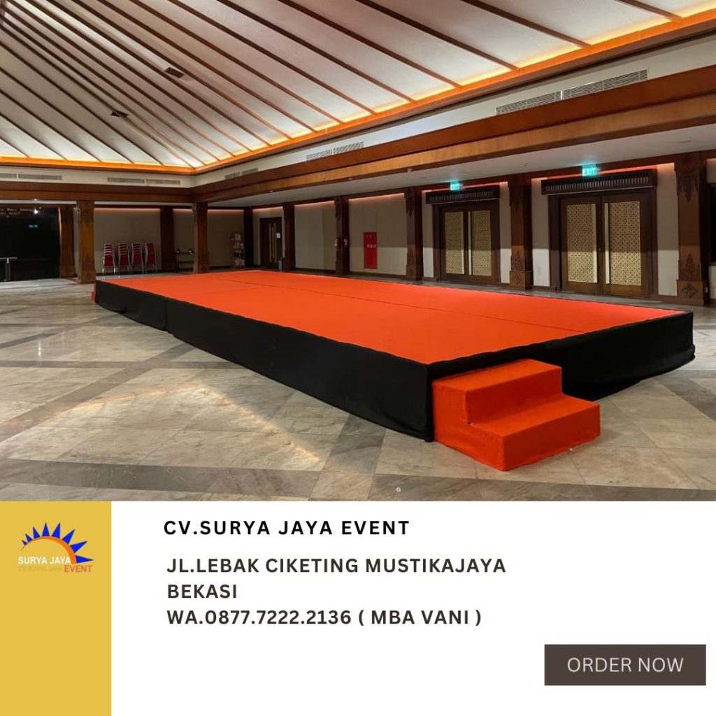 Rental Panggung Karpet Merah Area Jakarta