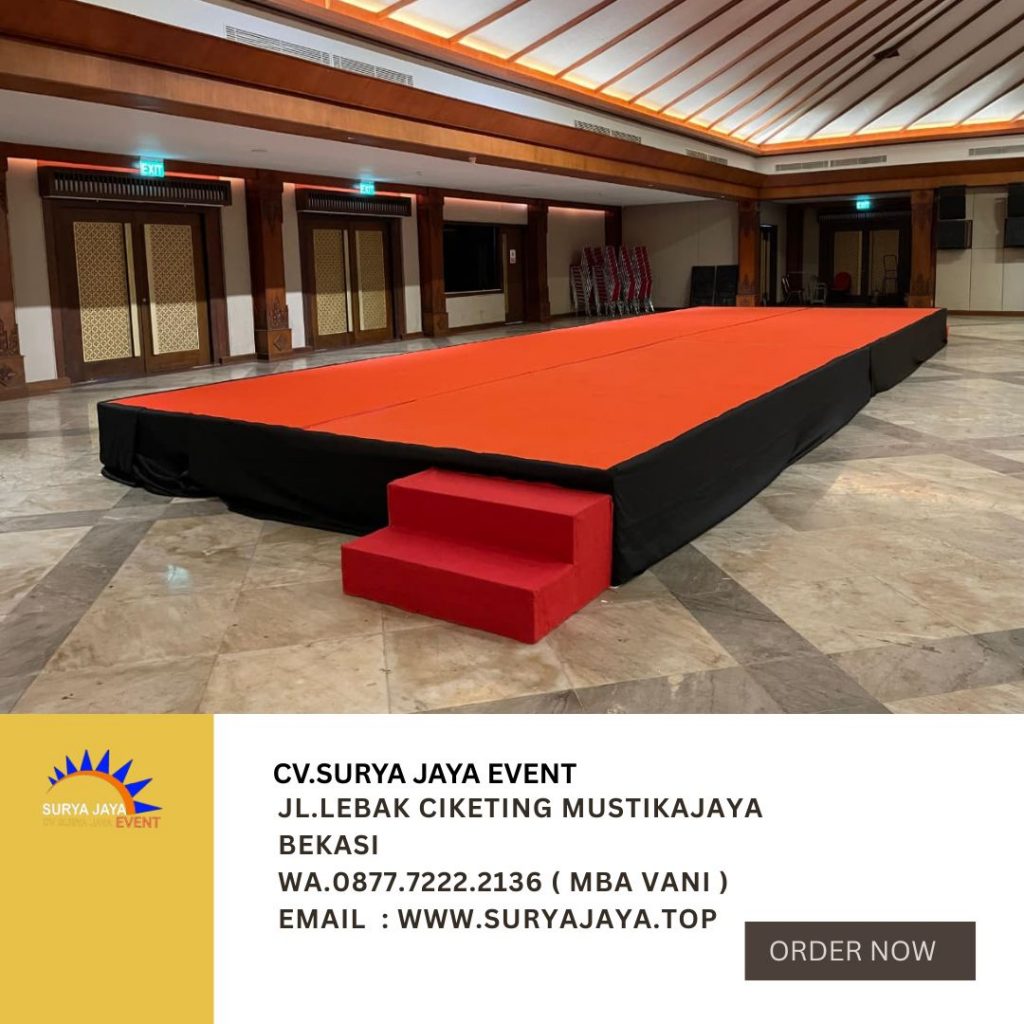 Rental Panggung Karpet Merah Area Jakarta