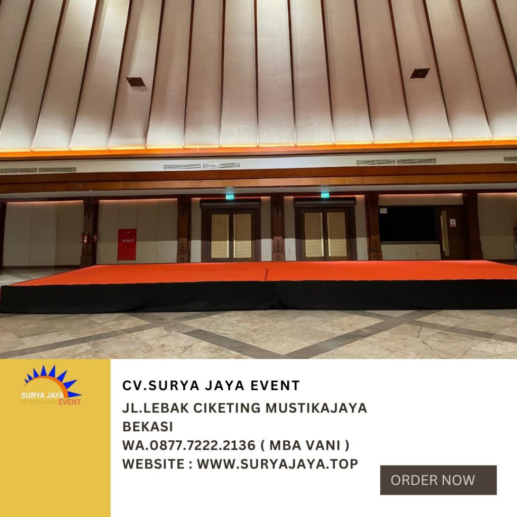 Rental Panggung Karpet Merah Area Jakarta