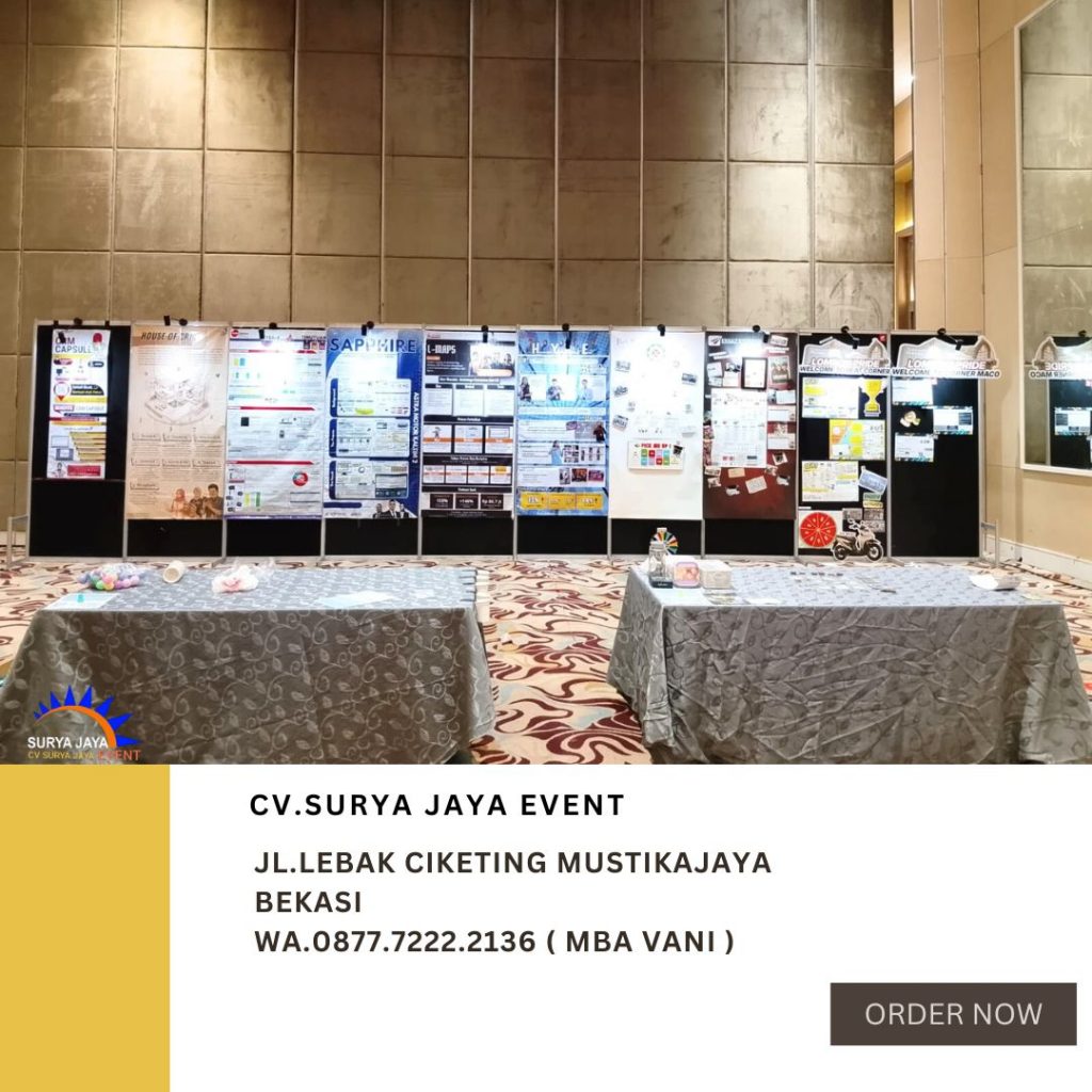 Rental Partisi Hitam Pameran Di Bandung