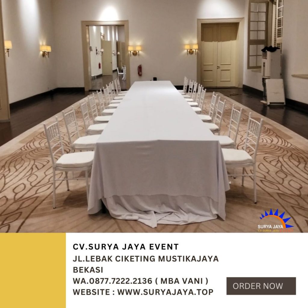 Sewa Kursi Tiffany Dan Meja Area Bogor