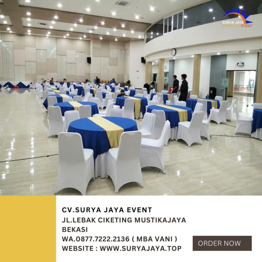 Rental Cover Meja  Kursi Aneka Model Dan Warna Menarik Area Jakarta