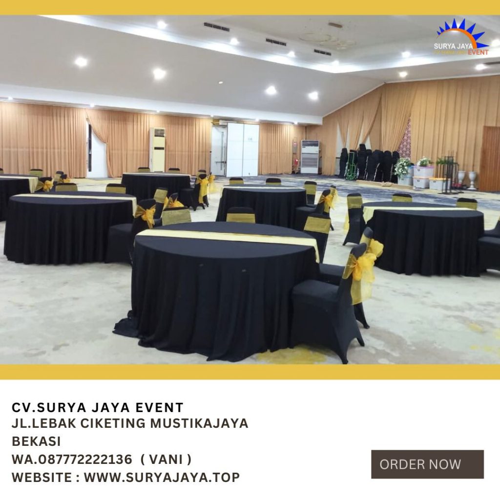 Rental Cover Meja  Kursi Aneka Model Dan Warna Menarik Area Jakarta