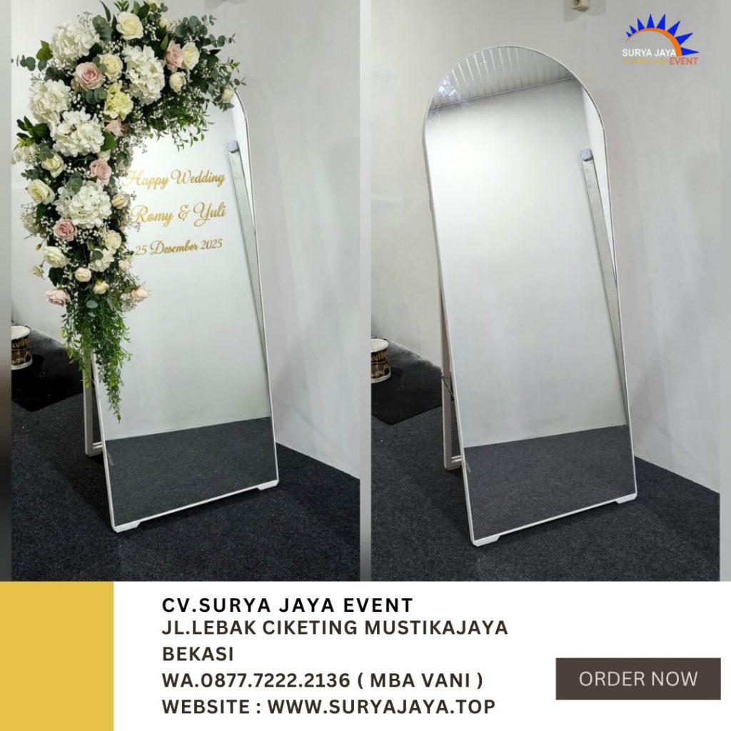 Sewa Welcome Sign Wedding Kaca Area Jakarta