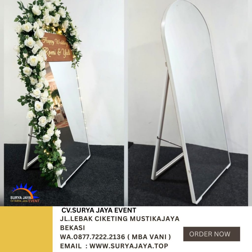 Sewa Welcome Sign Wedding Kaca Area Jakarta