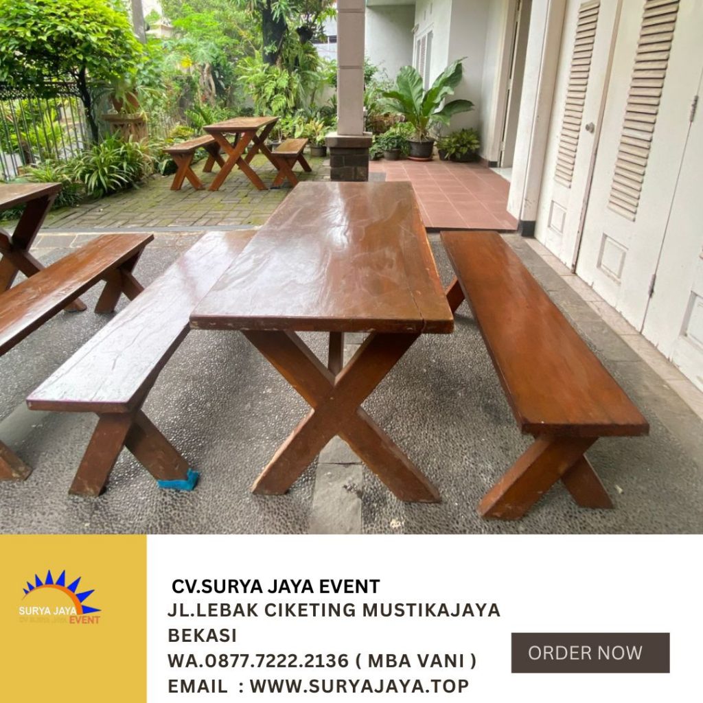 Gudang Sewa Meja Taman Area Terdekat Jakarta
