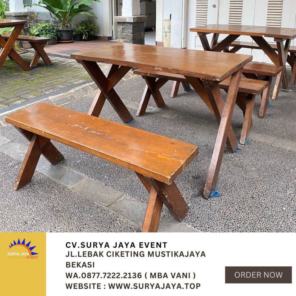Gudang Sewa Meja Taman Area Terdekat Jakarta