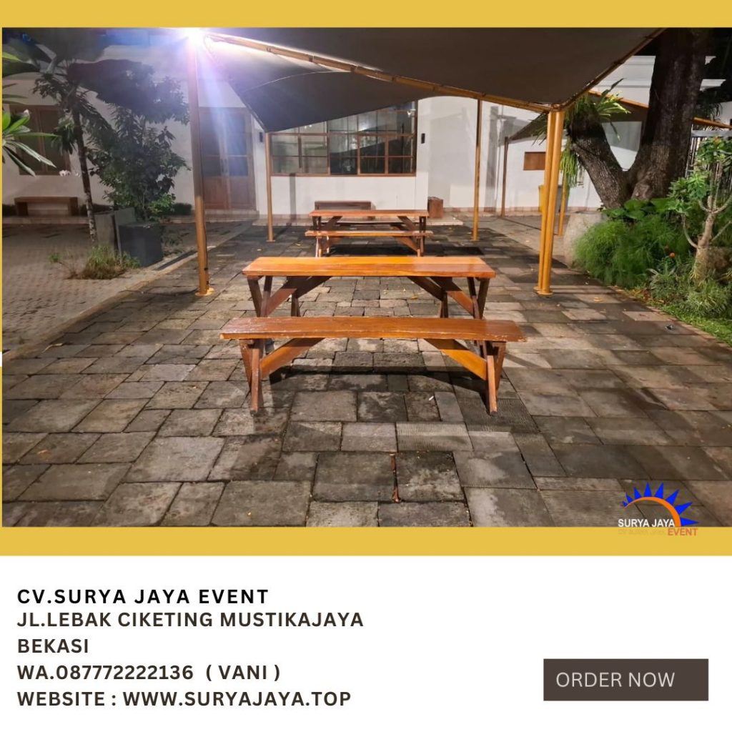 Gudang Sewa Meja Taman Area Terdekat Jakarta