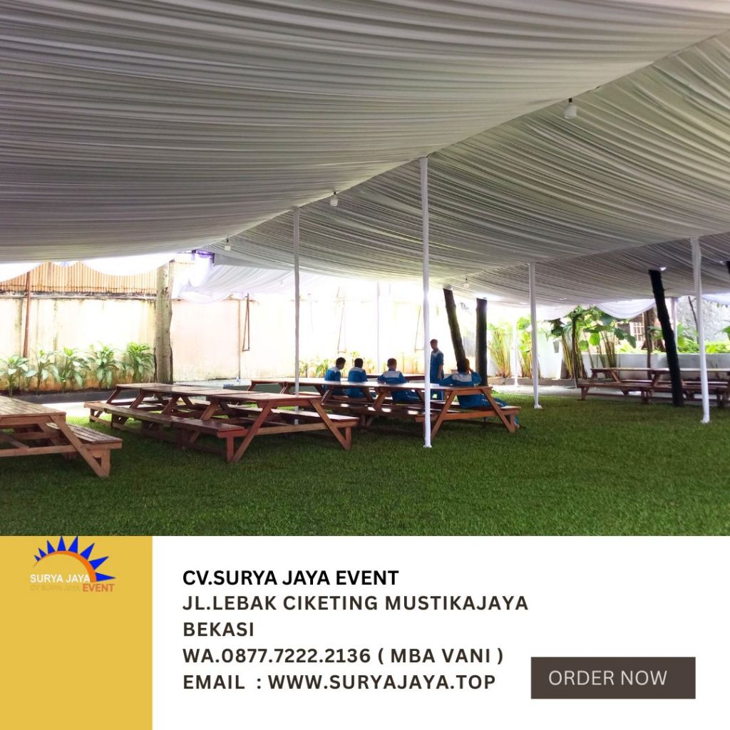 Jasa sewa Tenda Lengkap Alat Pesta Terdekat Area Jakarta