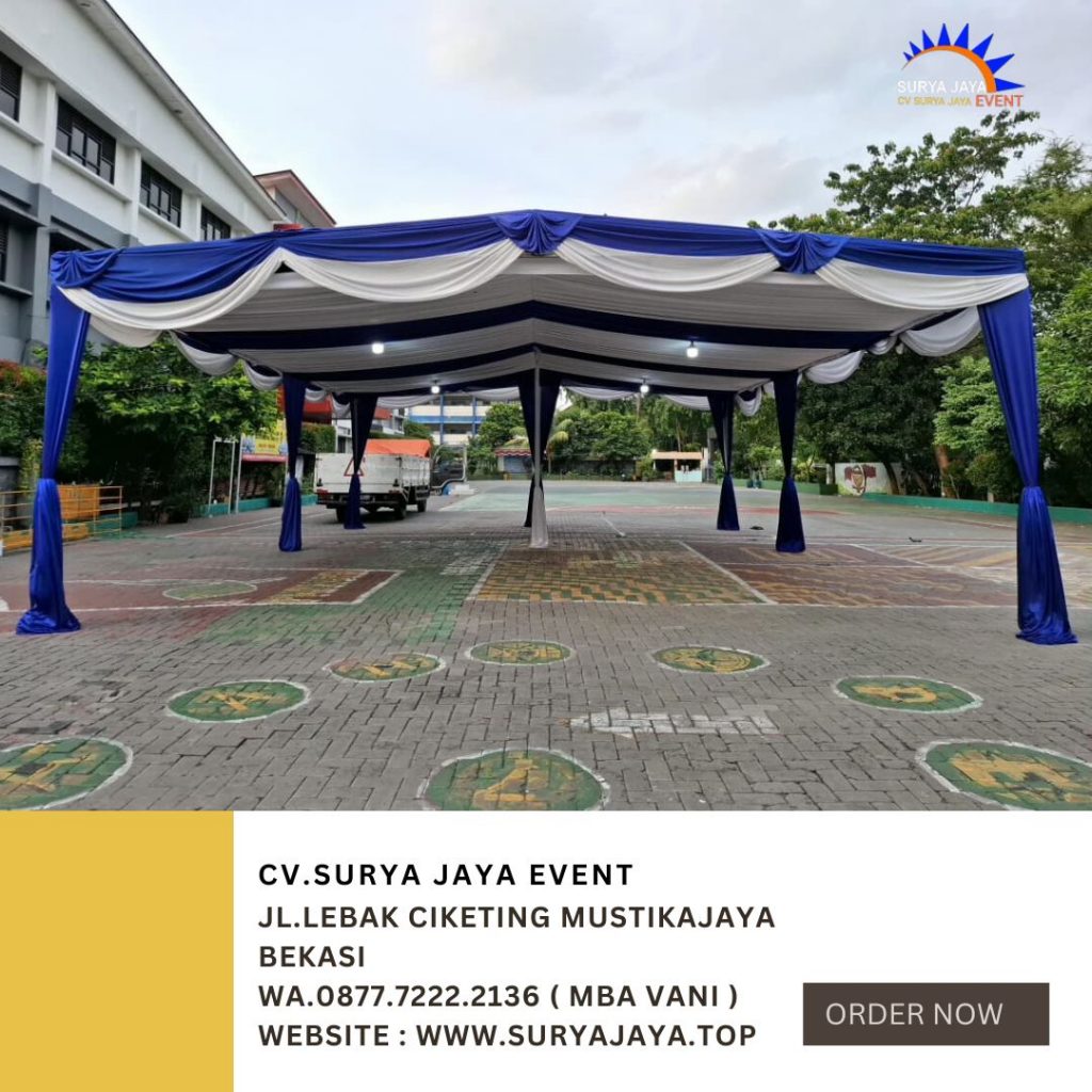 Rental Tenda Aneka Warna Dan Model Dekorasi Area Bekasi
