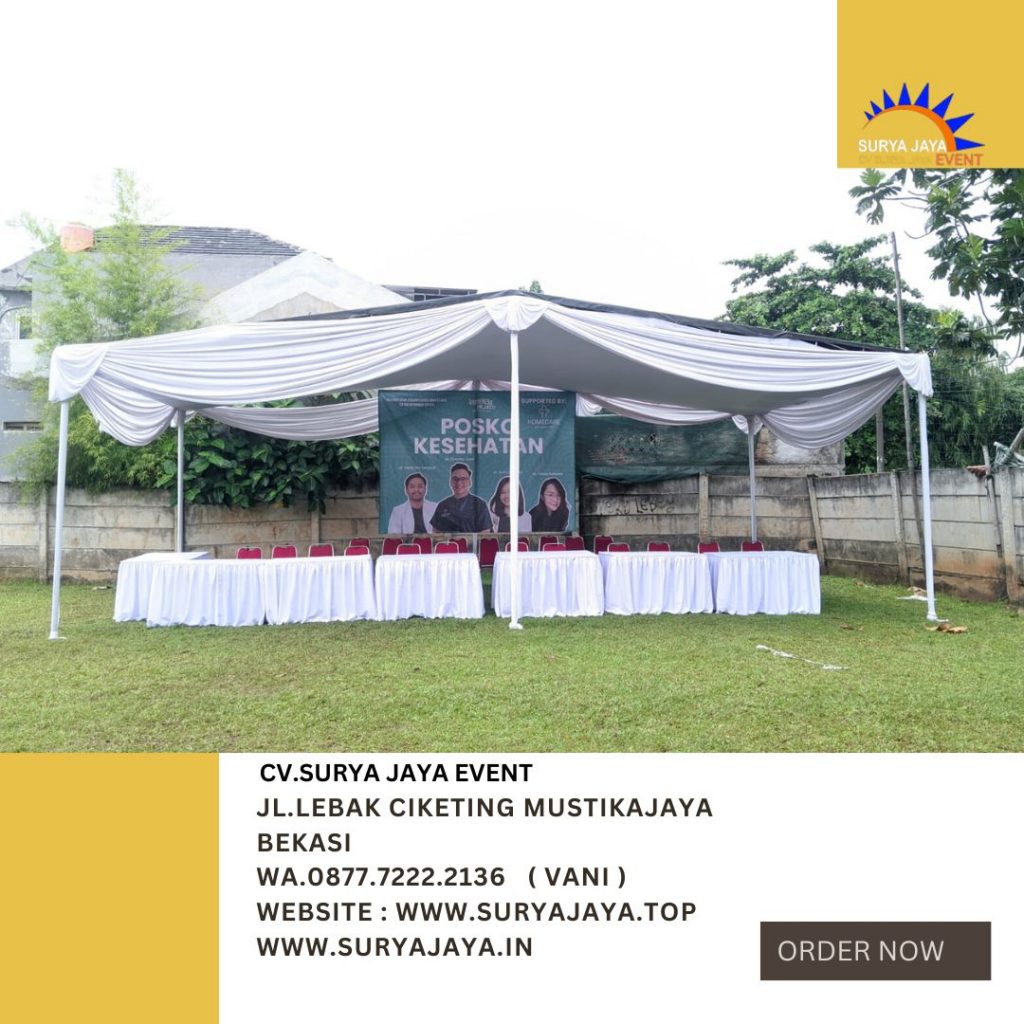 Rental Tenda Aneka Warna Dan Model Dekorasi Area Bekasi
