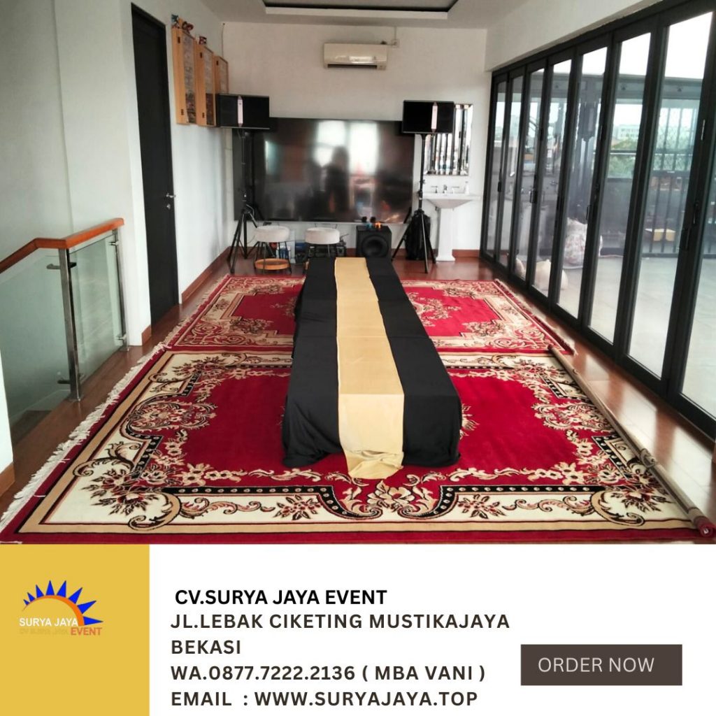 Sewa Meja Lesehan,Karpet Permadani Kursi Tiffany Jakarta