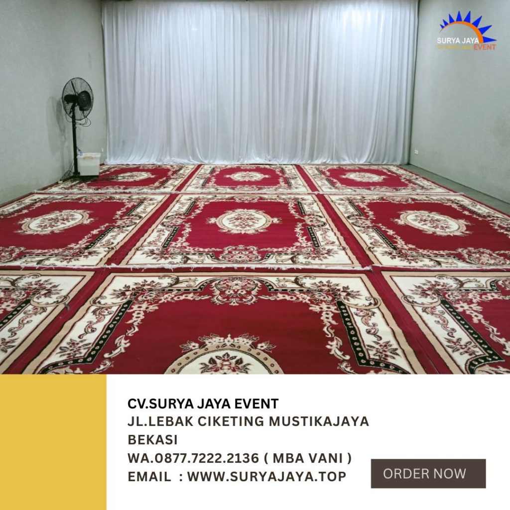 Sewa Karpet Permadani Cokelat,Merah,Hijau Area Jakarta
