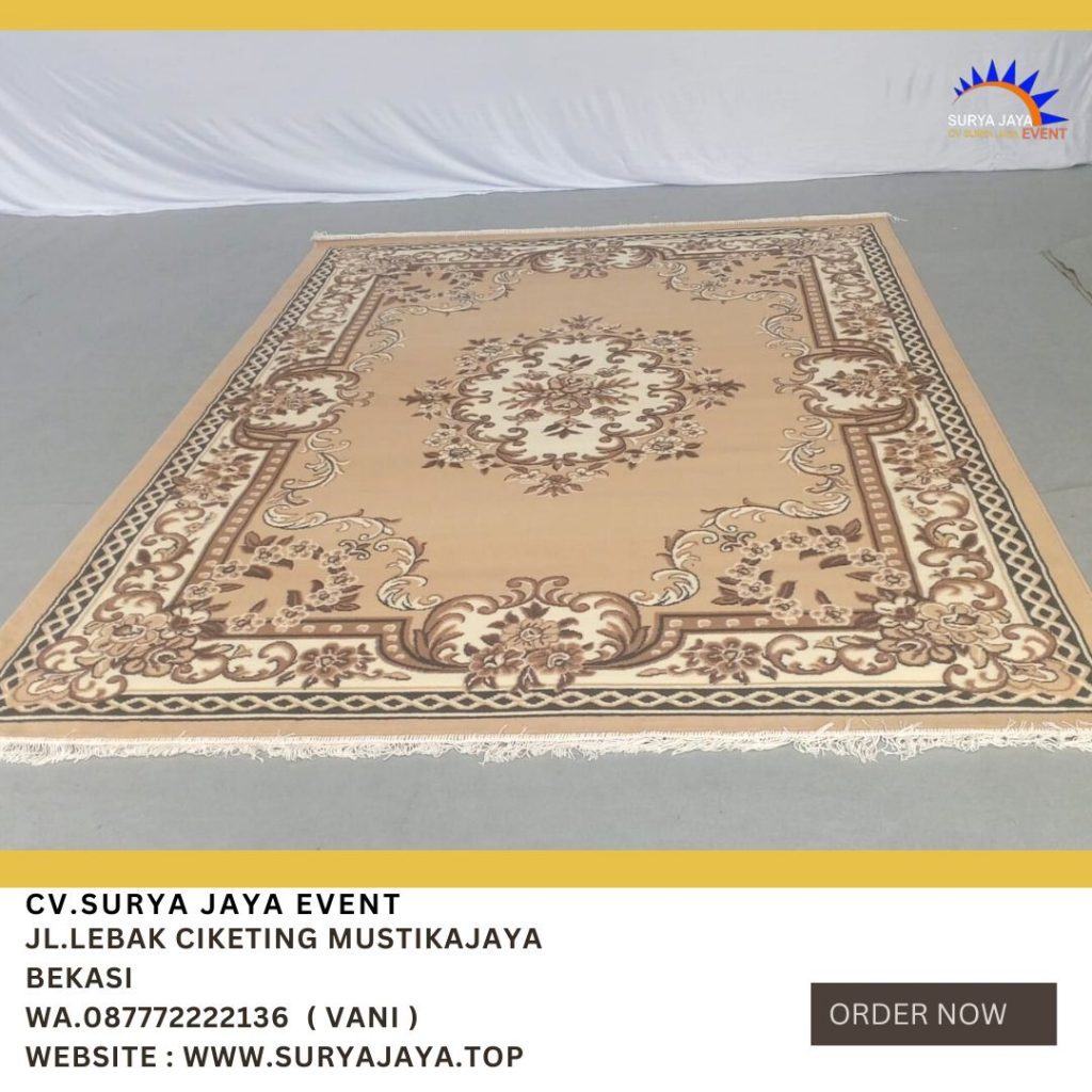 Sewa Karpet Permadani Cokelat,Merah,Hijau Area Jakarta