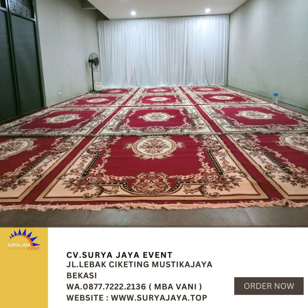 Sewa Karpet Permadani Cokelat,Merah,Hijau Area Jakarta