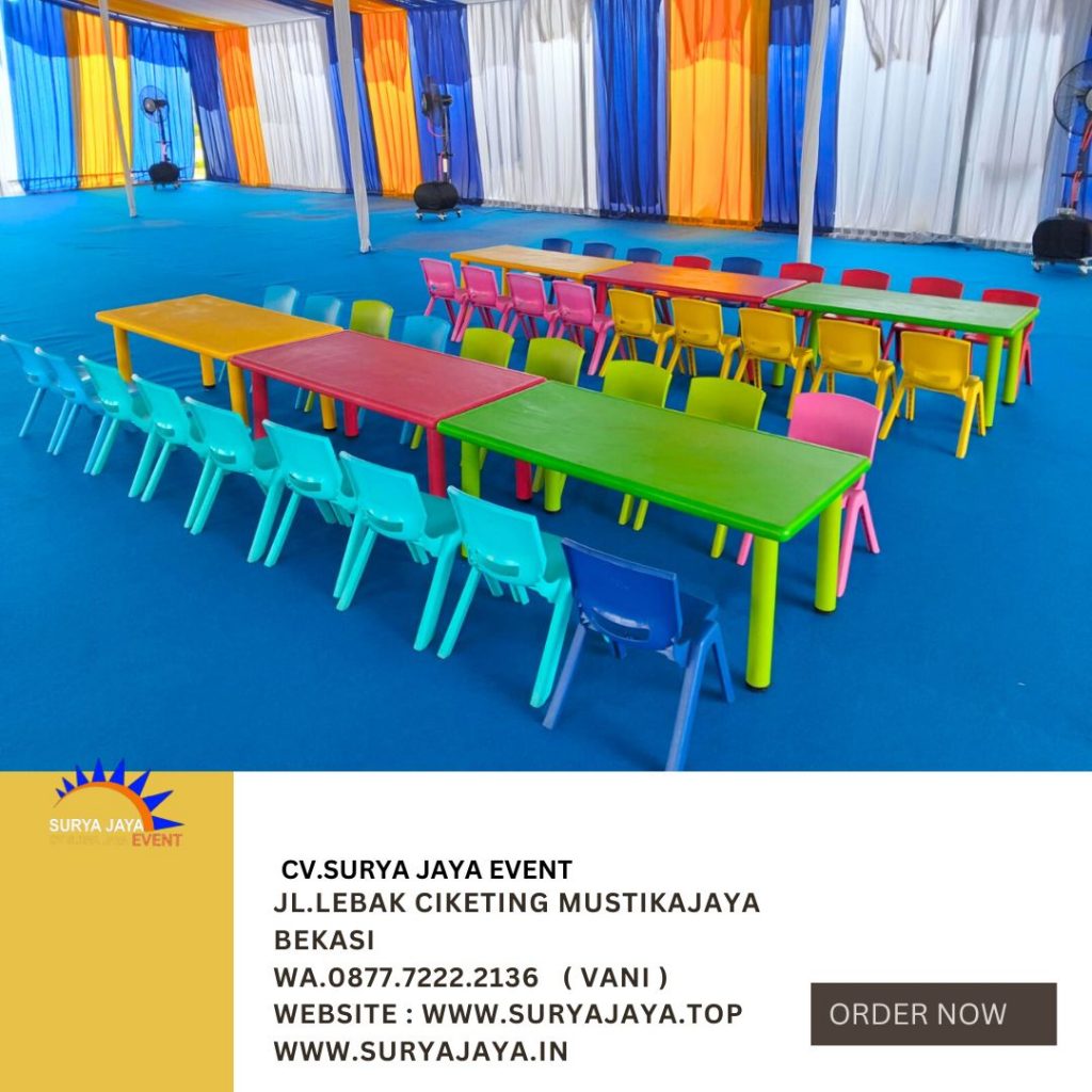 Sewa Kursi Anak Warna-Warni Area PIK 2