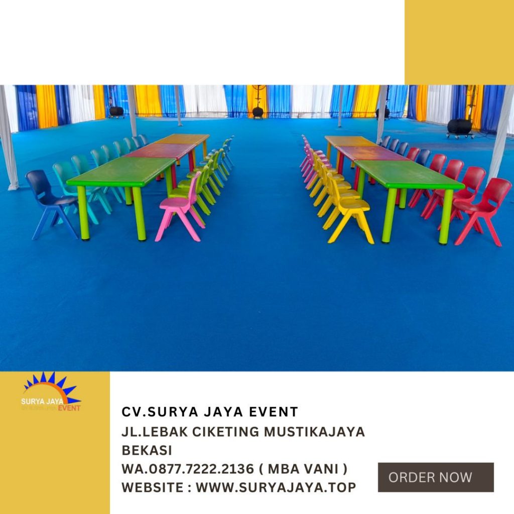 Sewa Kursi Anak Warna-Warni Area PIK 2